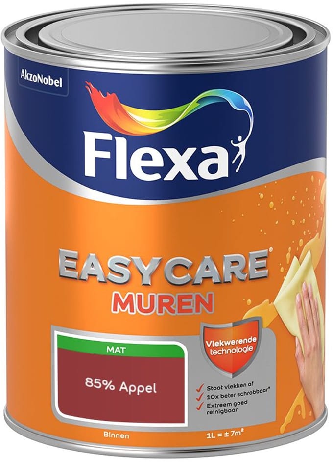 Flexa - Easycare Muren - 85% Appel - Mengverf - 1 L