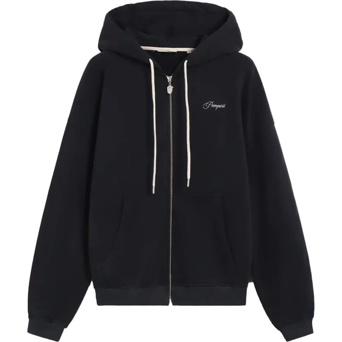 Hooded sweatshirt met rits Pompeii