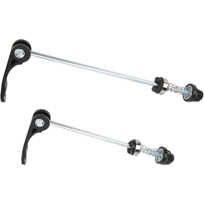 1 Paar Fiets Snelspanners Voor Achter Spanner Race Mountainbike Accessoire Zwart zwart