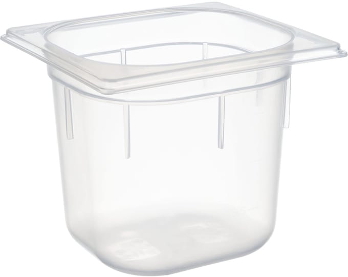 APS Gastronormbak - GN Bak - Polypropyleen - 17,6 x 16,2 cm - 2,2 Liter - Vaatwasserbestendig