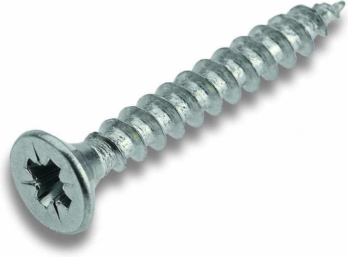 Spaanplaatschroef verzonken kop 4 x 30 mm PZ2