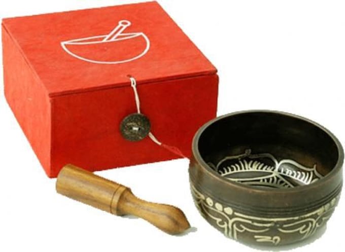 Klankschaal Ohm set - 8 cm