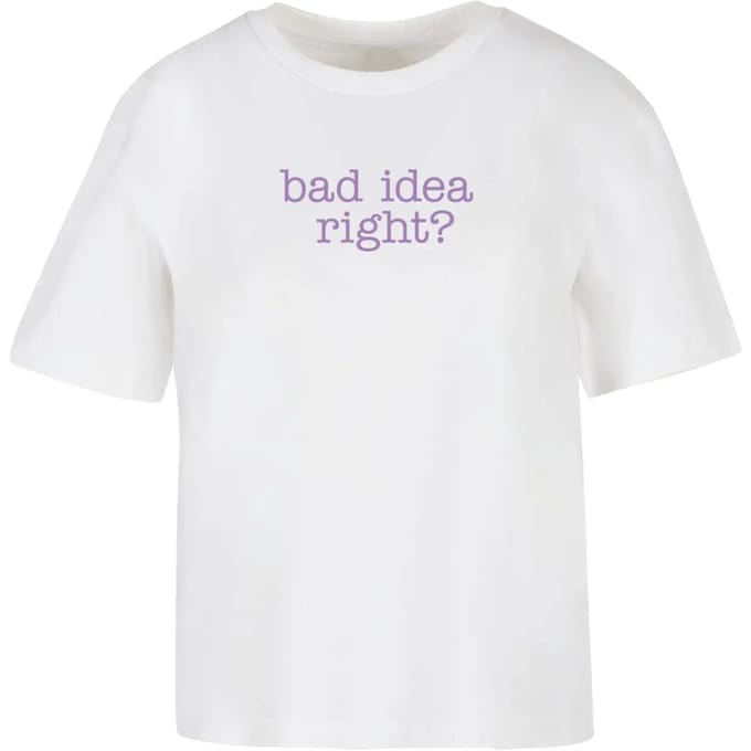 Dames-T-shirt Miss Tee Bad Idea