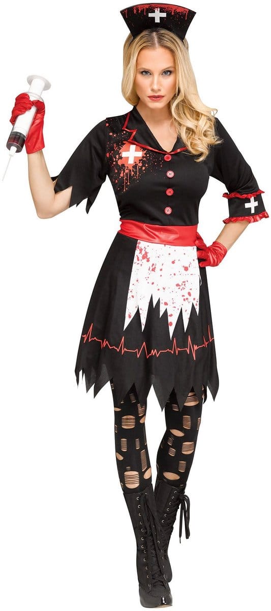 Zieke Zuster Kostuum - voor Halloween