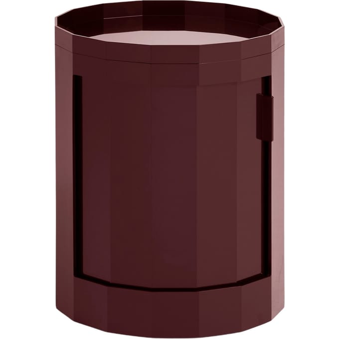 HAY Facet Cabinet - low - HAYFacetBurgundy