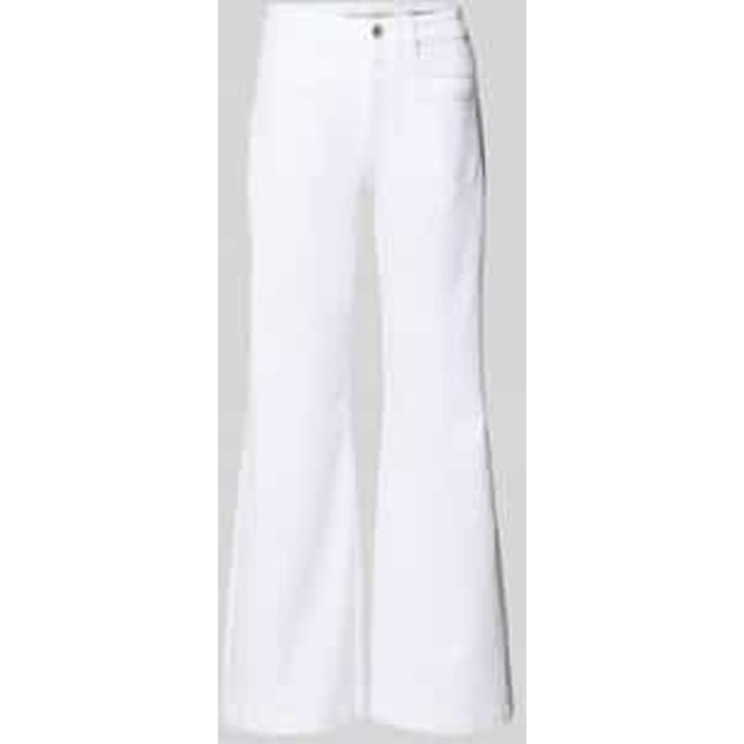 bootcut jeans van katoenmix model 'CAYA'