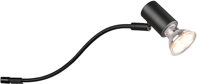 TRIO GIADA - Wandlamp - Zwart mat - excl. 1x GU10 4,9 W -