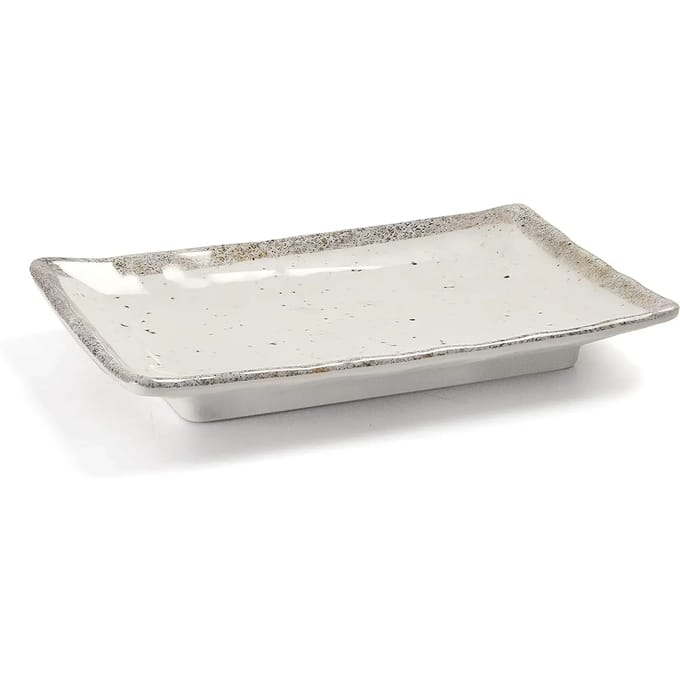 Rechthoekige melamine schaal Lacor Earth 25,2x17,2x3,6 cm