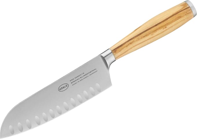 Santoku Mes, 16 cm, Olijfhout - Rösle | Artesano