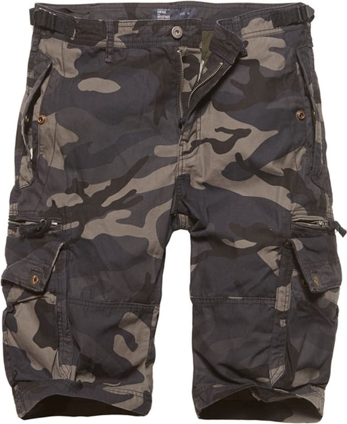 Korte broek - Gandor - Heren - Vintage Industries - S/32 - Dark Camo