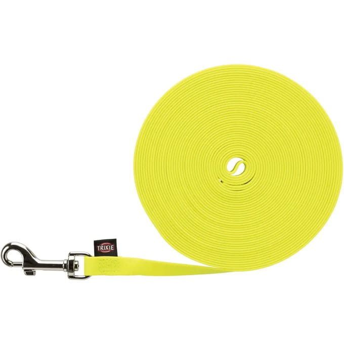Trixie Easy Life Sleeplijn 13mm Neon&Geel - Hondenriem - 10 m