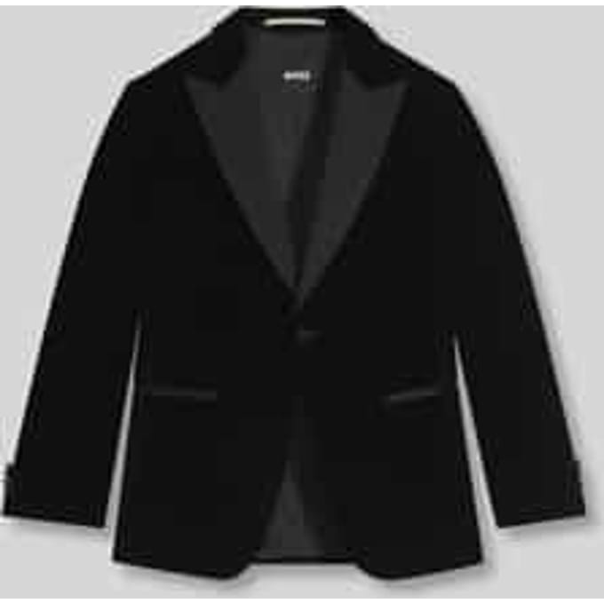 Slim fit smoking van puur katoen, model 'HUTSON'