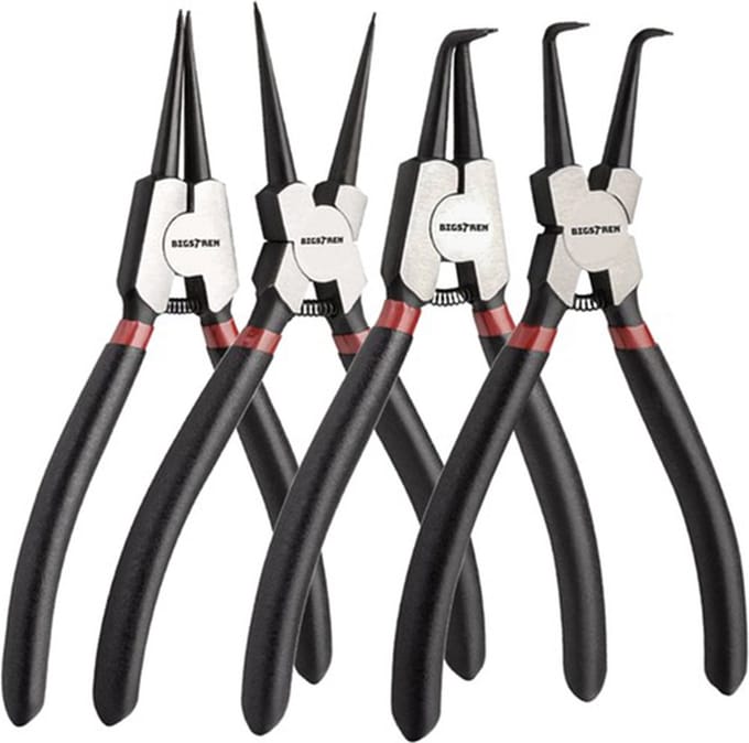 Seegerring tangen set - 4 stuks - Intern / extern
