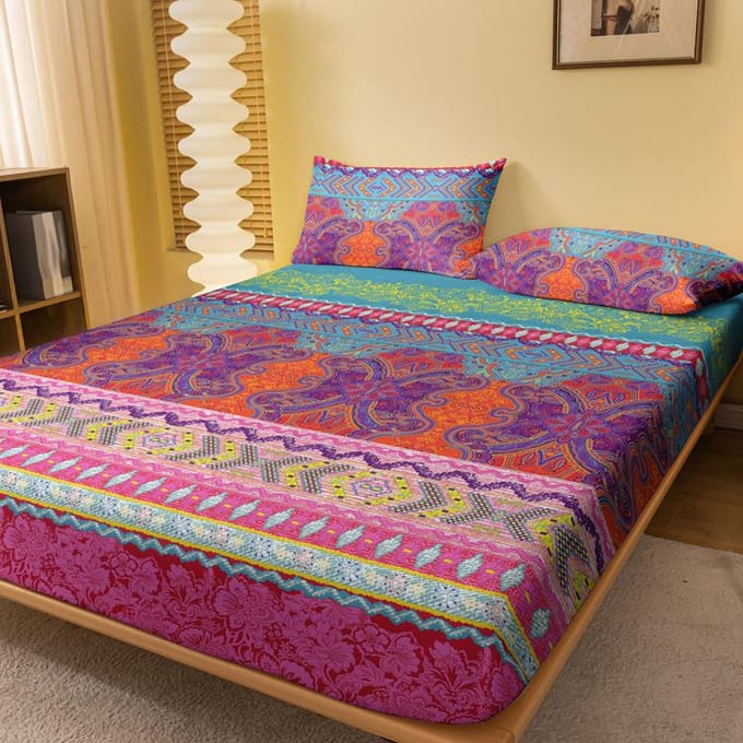 1 Eenvoudig Modern Bohemien Beddengoed, Beddegoed (Exclusief kussenslopen) 71x132cm gray