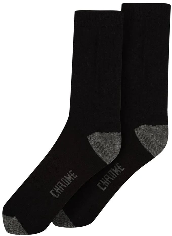 Chrome Merino Crew Sokken Zwart EU 42 1/2-47 Man