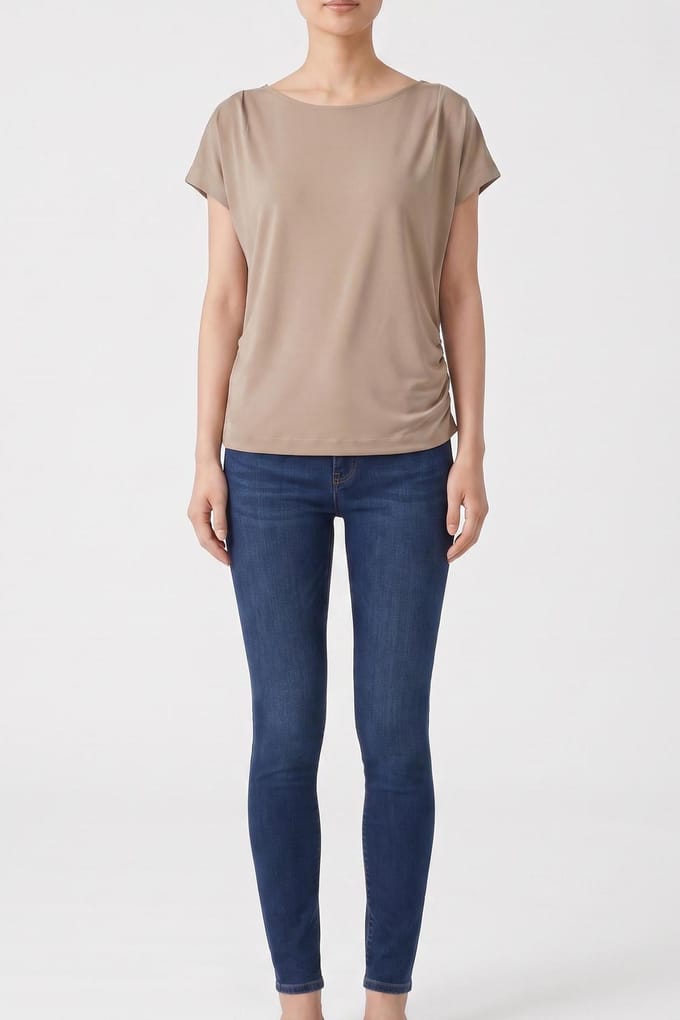 Alchemist Top Jolien Sand Größe: L | Hemden Outlet | Damen | Braun