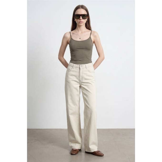 Hoge Taille Wijde Jeans