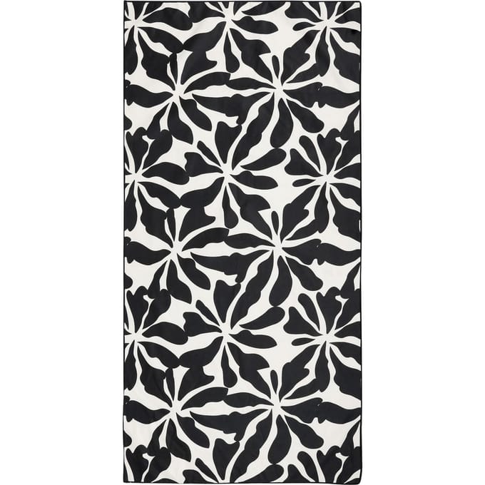 Regatta Abstract gebloemde microvezel strandhanddoek (Beige)