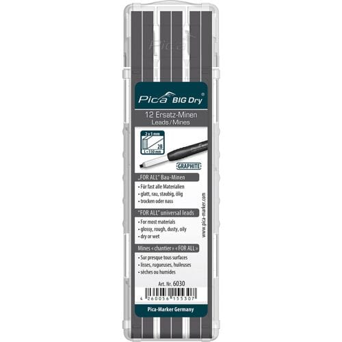 Pica 6030 Big Dry navulling t.b.v. Pica Dry 6060 Markeerpotlood