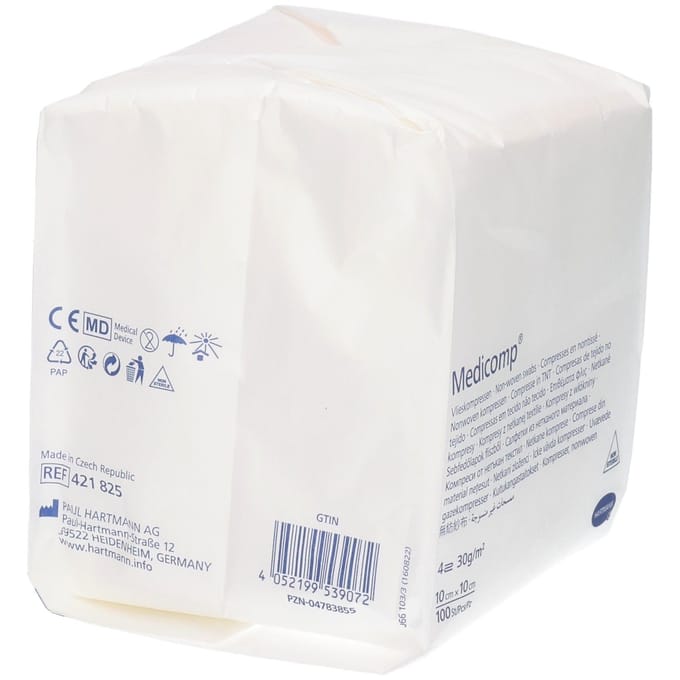 Medicomp MDR non-sterile | Non-woven kompres | 10cm x 10cm