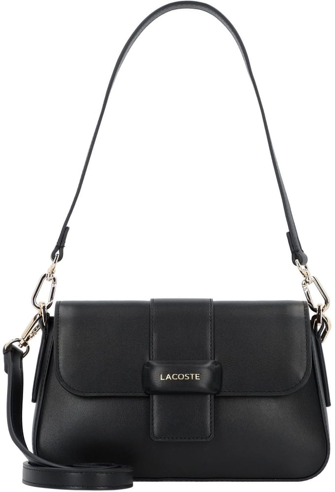 LACOSTE schoudertas Flap Crossover Bag Noir zwart