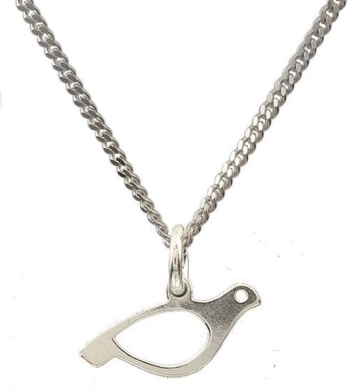 AuBor ®. Hanger. Zilver. De sneeuwhoen.