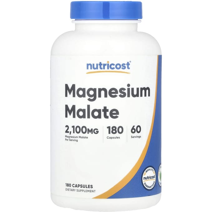 Magnesium Malaat, 180 Capsules (700 mg per capsule)