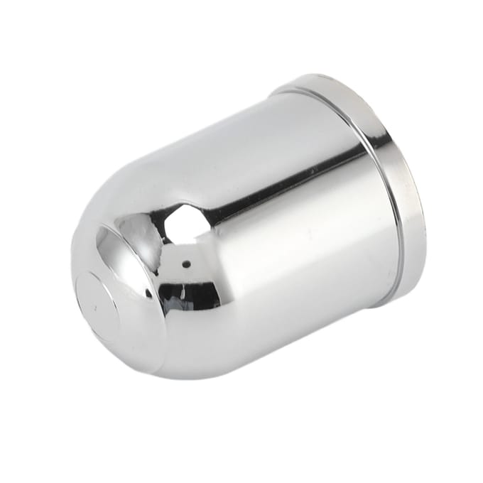 Cache de tête d'attelage à boule de remorque chromé Couvercle de protection Plastique ABS pour 50 mm 2 pouces 1 ?Attelage 78 pouces gray