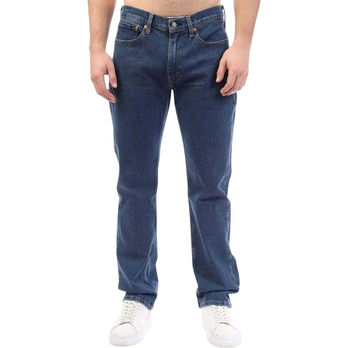 Levis Slim-fit herenjeans met rechte pijpen (Blauw)