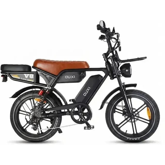 Ouxi V8 Ultra Max - Zwart - Bruin Zadel