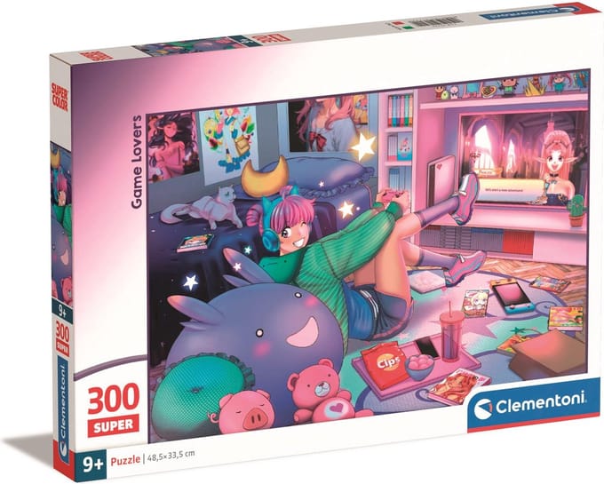 Clementoni - Puzzel - 300 Stukjes - Game Lovers - Puzzel Voor Kinderen - Vanaf 9 Jaar