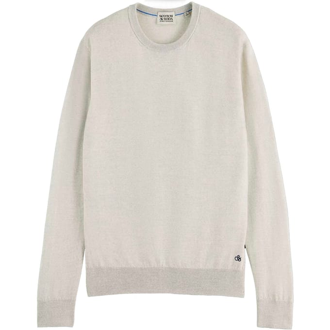 Scotch&Soda Essentials Crewneck Trui Van Merinowol