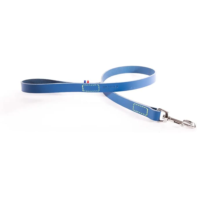 Bicolore leren hondenriem Martin Sellier 499