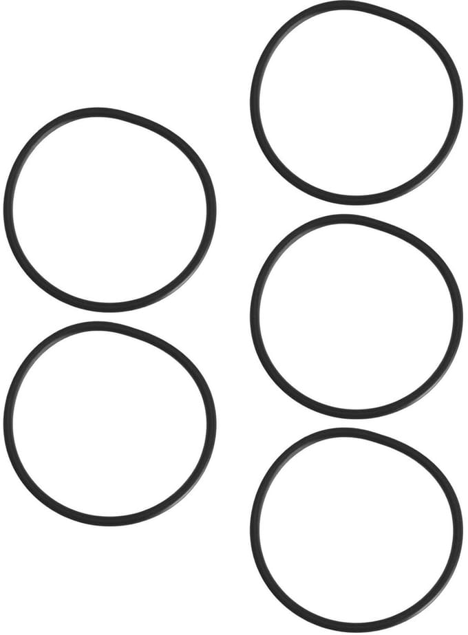 Dailygoods- Afdichting Rubber Ring - 5 Stuks - Douchebak Afdichting - Nitrilrubber - Waterdicht - Perfecte Pasvorm 64x58x3 mm - Douchebakafdichting