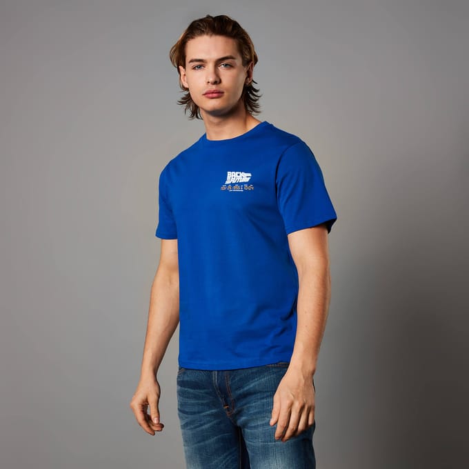 Back To The Future Unisex T-Shirt - Royal Blue - M