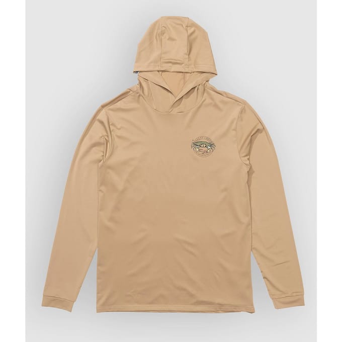 Salty Crew Jimmy Hooded Sunshirt Longsleeve Lycra bruin
