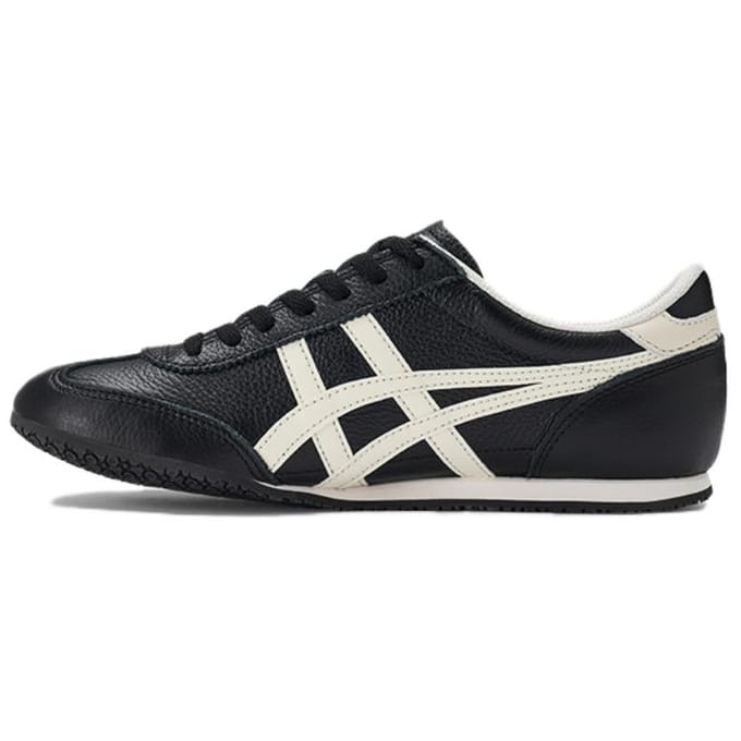 Onitsuka Tiger Machu Racer Chaussures Décontractées Confortables Polyvalentes Antidérapantes Durables Coupe Basse Baskets Unisexe Noir Blanc 1183B770-002 42 black