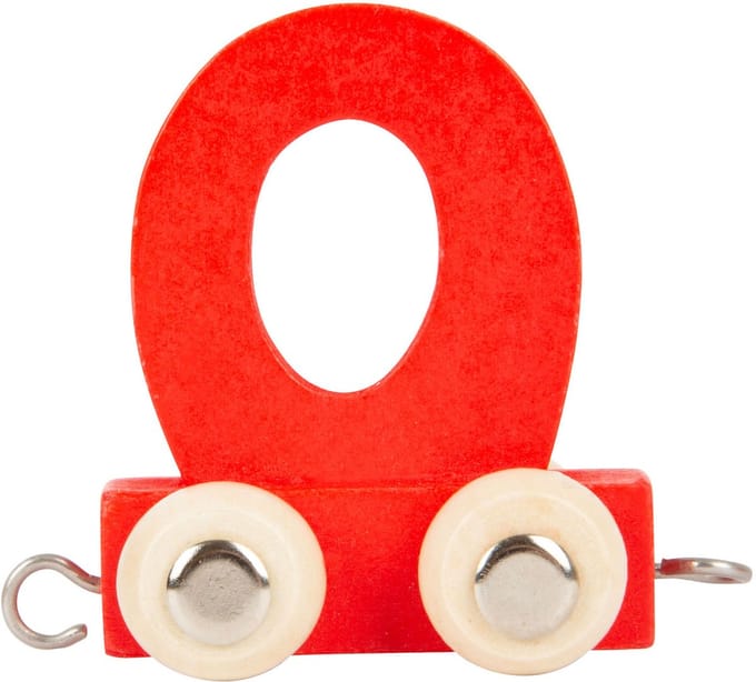 small foot - Coloured Letter Train O