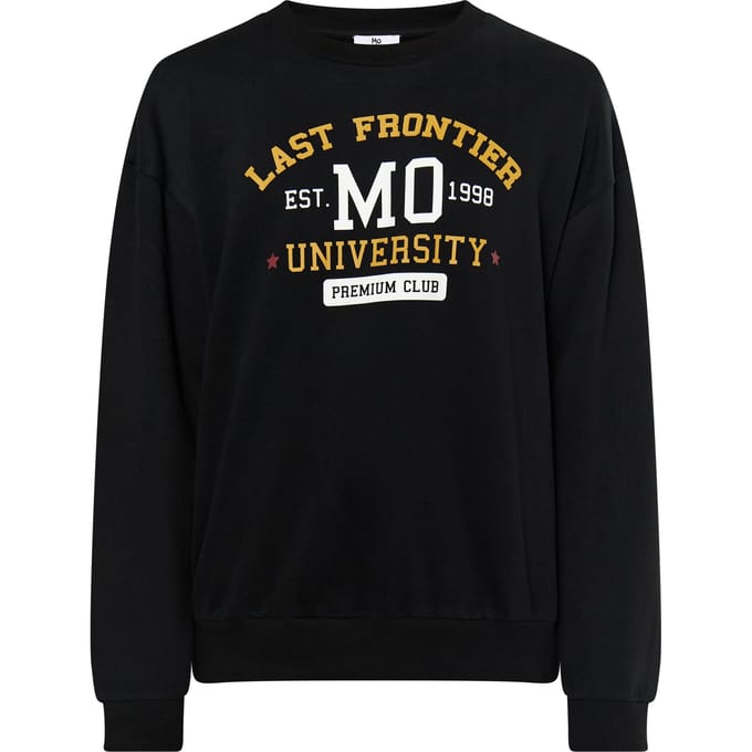 Mo Sweatshirt Heren zwart