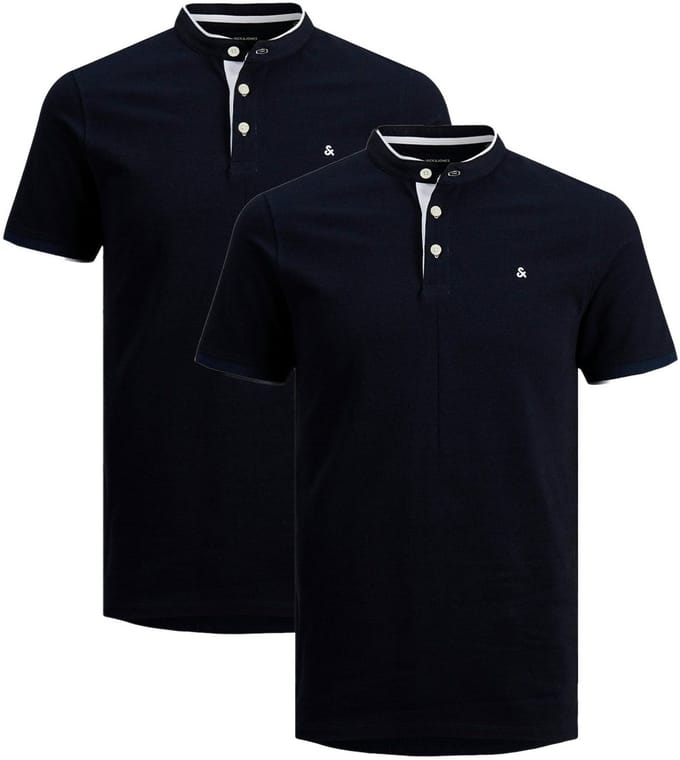 Jack & Jones Heren poloshirt 2 pack Paulos Mao