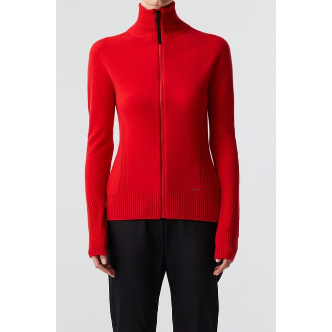 AlphaTauri Fehca V1.y8.02 Flat-knit-jacket Orange Taglia: S | Cardigan Outlet | Donna | Arancione