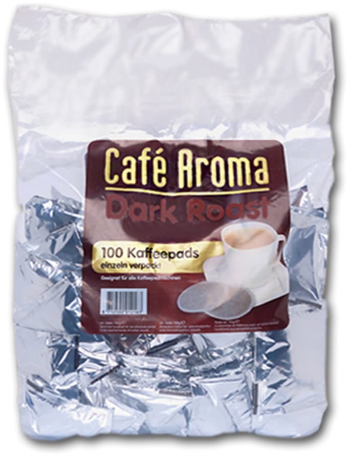 Café Aroma Dark Roast – 8x100 Pads