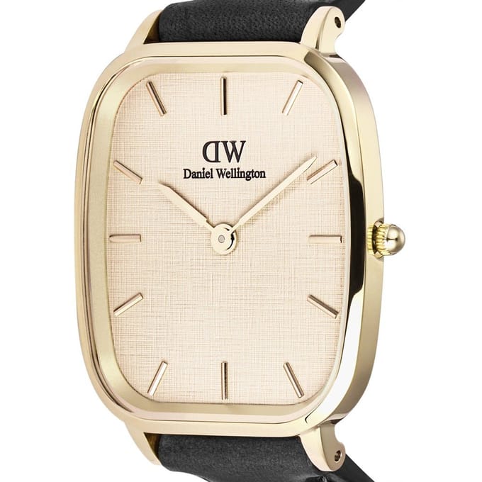 Daniel Wellington DW Watch Marlon Sheffield Linen Gold 32x36,3mm
