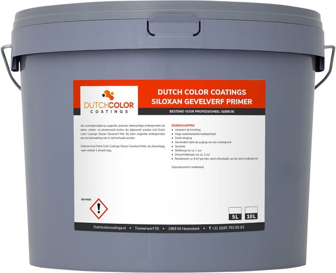 DCC Siloxan Gevelverf Primer - 5L - Wit