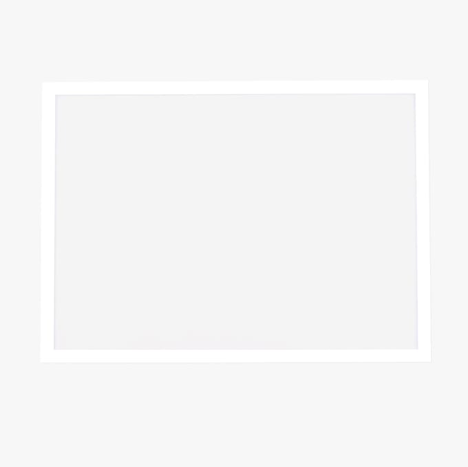 Magnetische Bestandsframe Transparant PVC Document Display Frame voor A4-formaat Briefpapier Foto wit