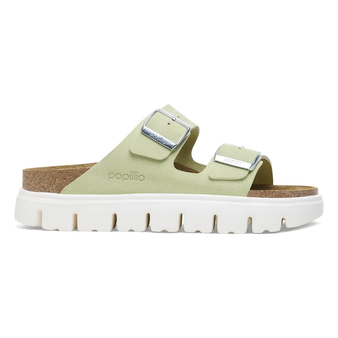 Dames muiltjes Papillio Arizona Platform Suede Leather