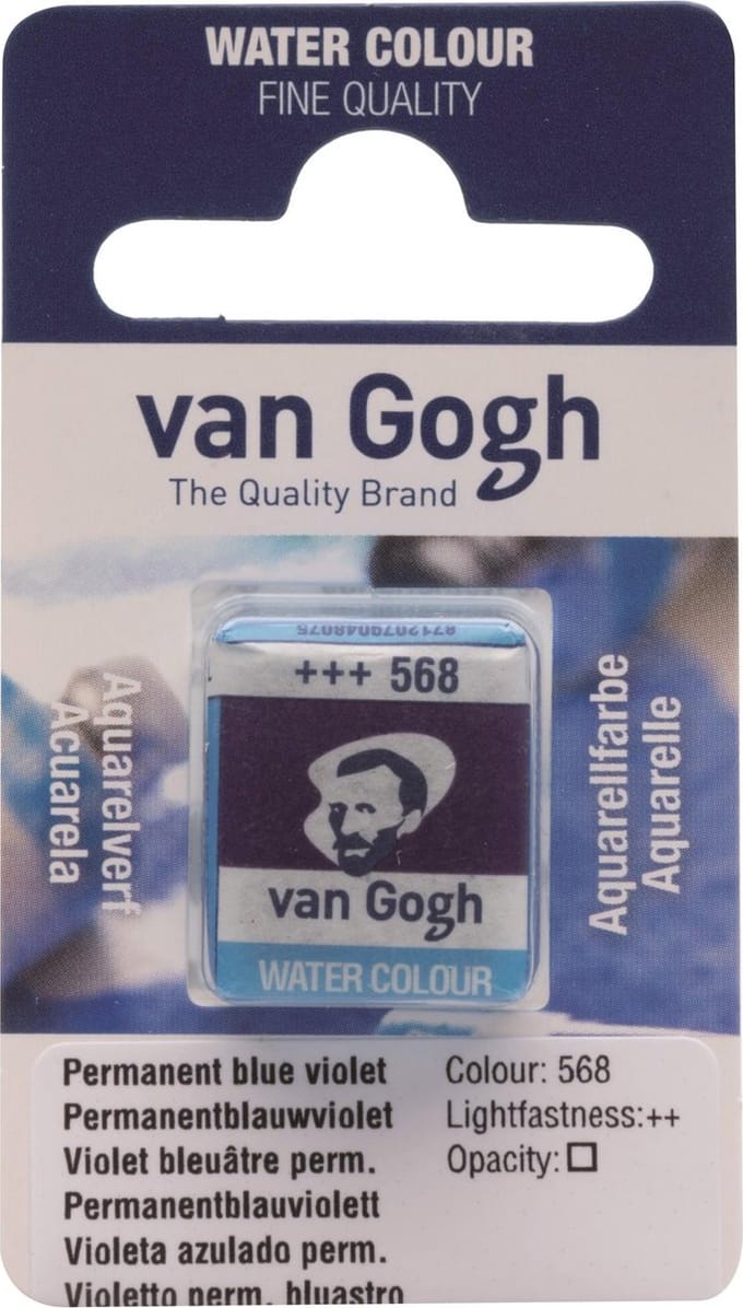 Aquarelverf - 568 Permanentblauwviolet - van Gogh - Napje