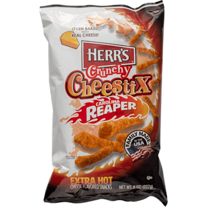 Herr's Carolina Reaper Cheestix 227 g