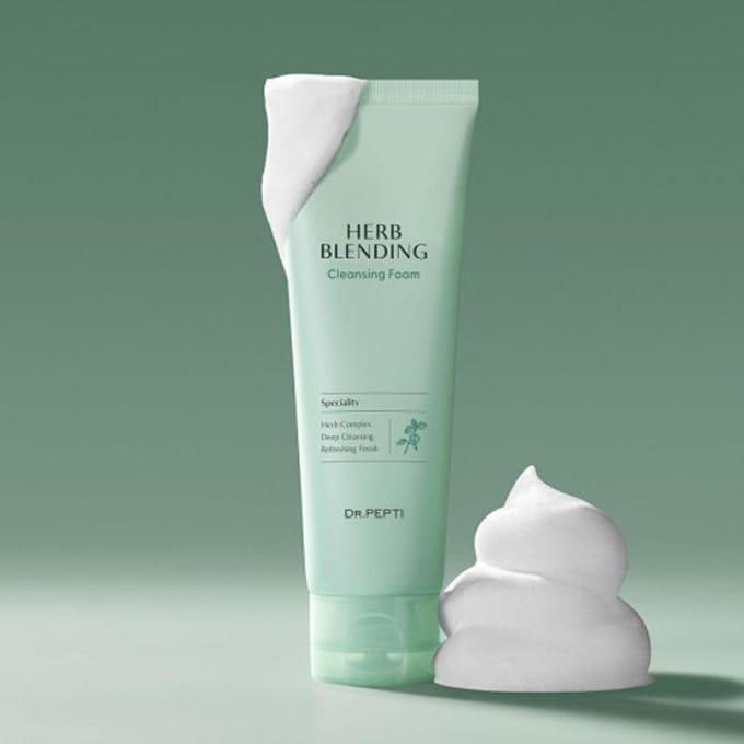 [Dr.PEPTI] Mousse Nettoyante aux Herbes Mélangées 110ml white