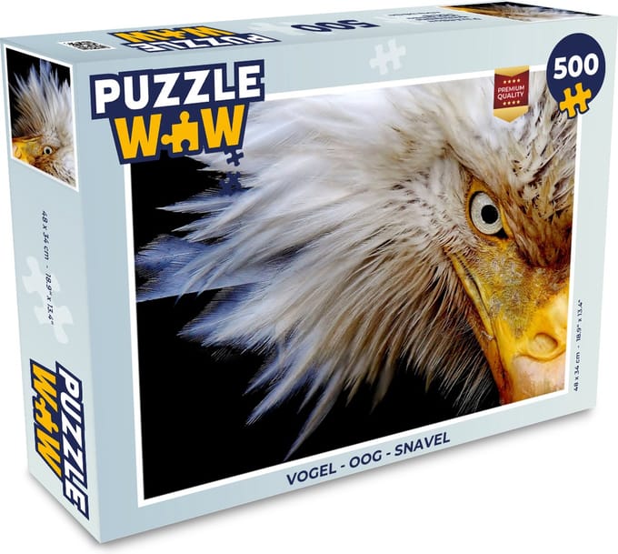 Puzzel Vogel - Oog - Snavel - Legpuzzel - Puzzel 500 stukjes